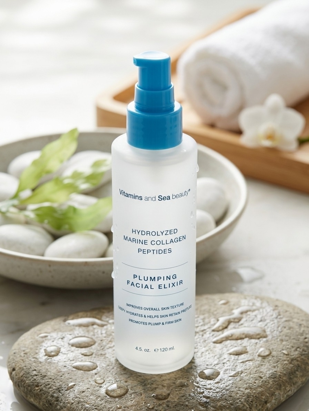 Vitamins And Sea Marine Collagen Peptides